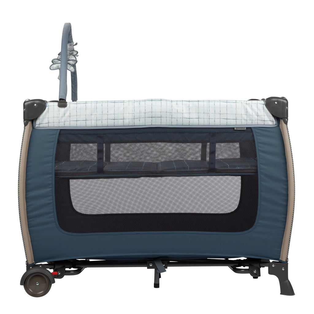 Monbebe Willow Rocking Play Yard with Full Size Bassinet, Plaid